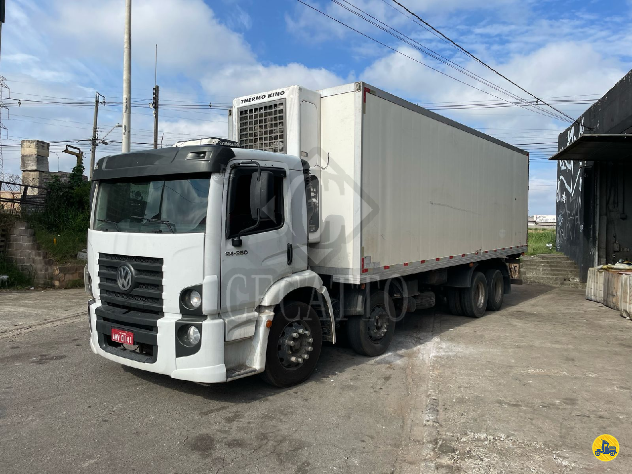 CAMINHAO VOLKSWAGEN VW 24250 Baú Frigorífico BiTruck 8x2 Cecatto Transportes CURITIBA PARANÁ PR